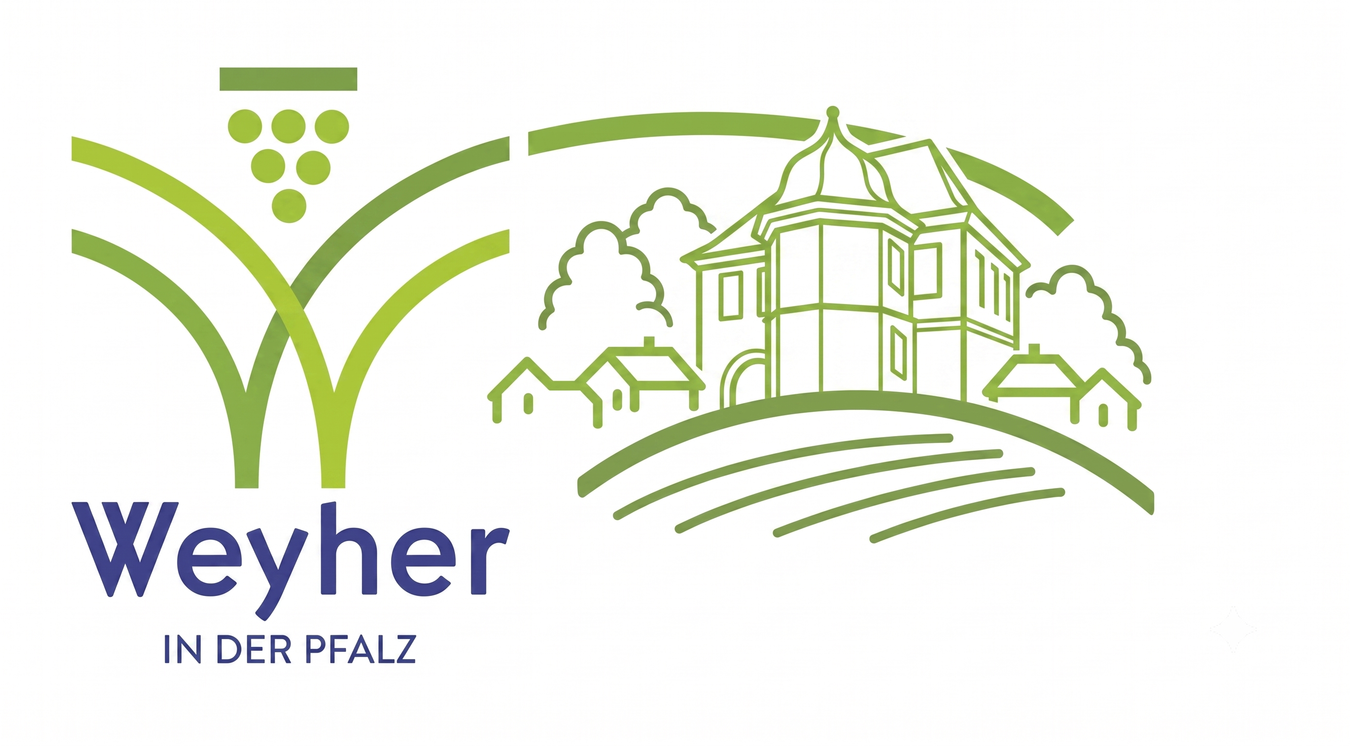 Weyher in der Pfalz Logo mit Altem Rathaus